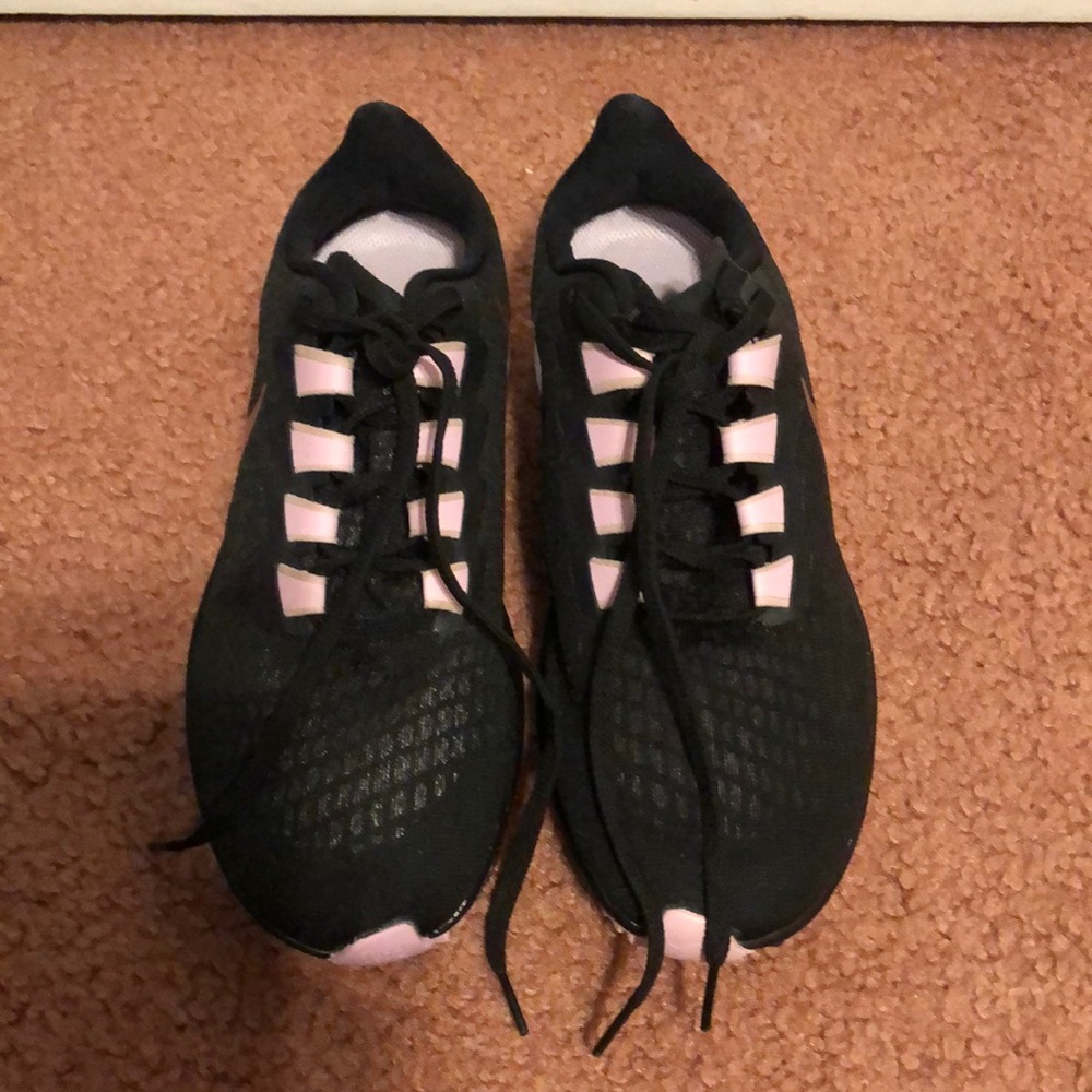 Nike Black and Pink Women's Sneakers